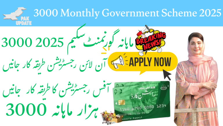 What is 3000 Monthly Government Scheme 2025