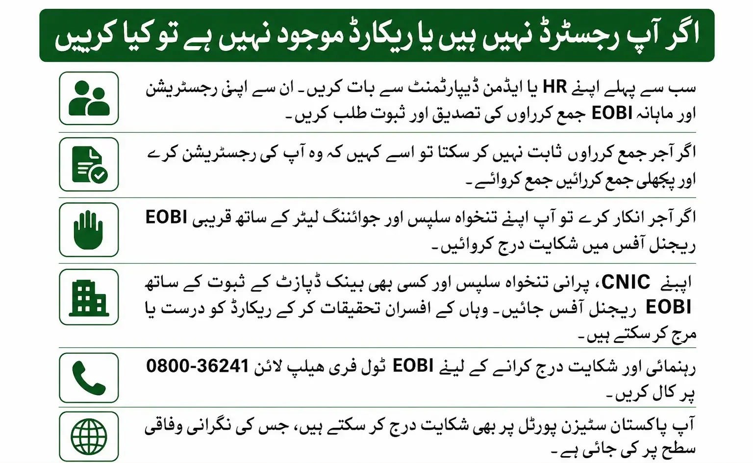 What to Do if You Are Not Registered or Records Are Missing
