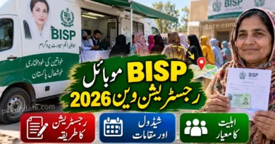 BISP Mobile Registration Van 2026 Registration, Schedule & Eligibility