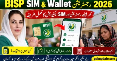 BISP SIM & Wallet Registration 2026 – Benazir SIM Activation Guide