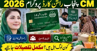 CM Punjab Rashan Card Program 2026 Registration, Eligibility & Status Check