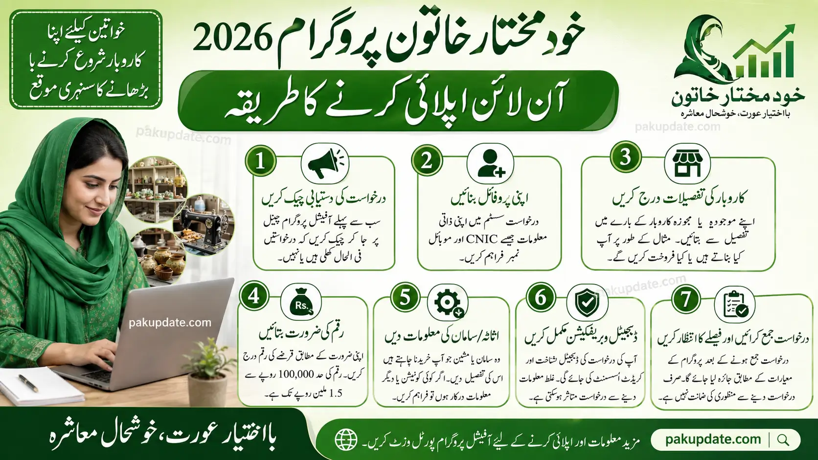 How to Apply for Khud Mukhtar Khatoon Online