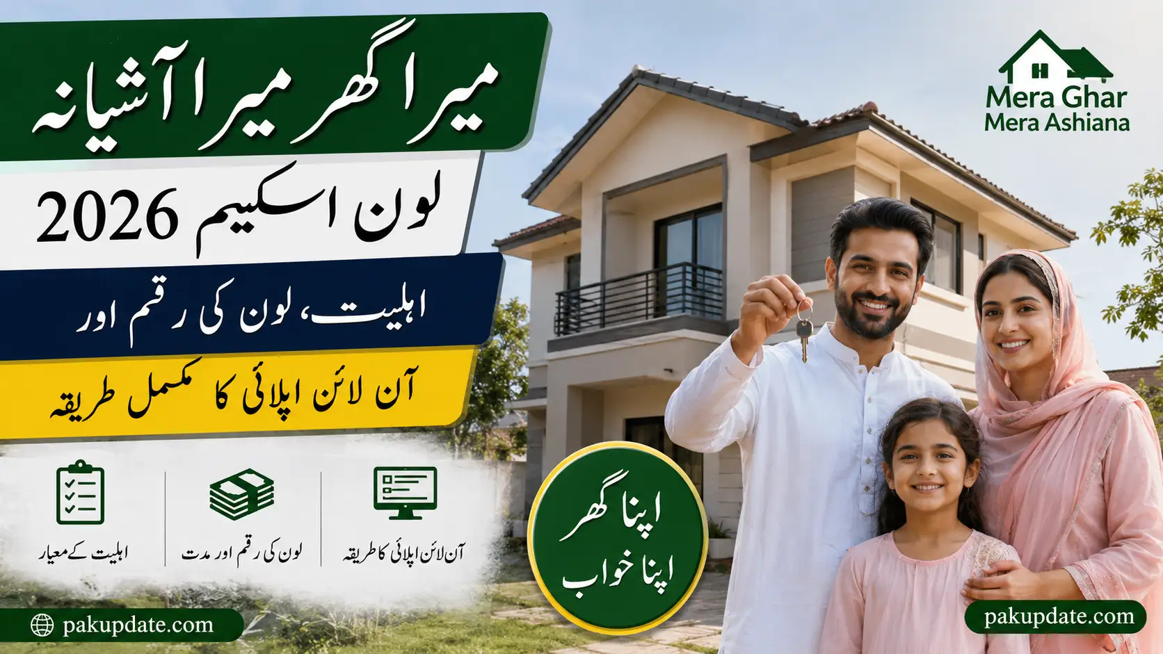 Mera Ghar Mera Ashiana Loan Scheme 2026 Eligibility, Loan Amount & Online Apply