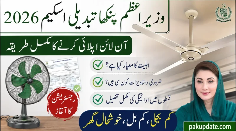 PM Fan Replacement Scheme 2026 Online Apply, Eligibility & Installments