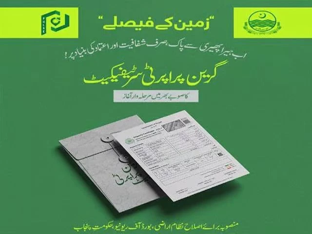 Green Property Certificate